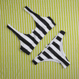 Striped Bikini Set